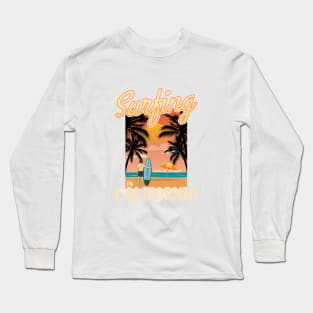 surfing california Long Sleeve T-Shirt